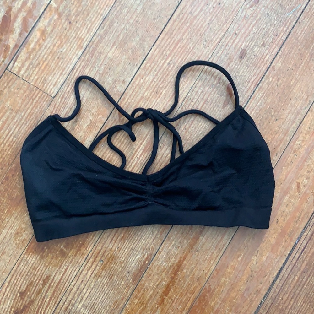 Free people Black Bralette